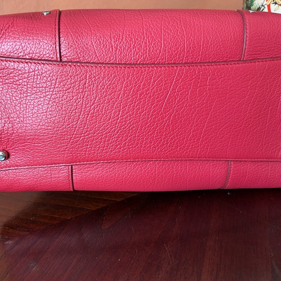 Coach Mercer 30 True Red NWT Leather Satchel with Turn-Lock - Picture 4 of 14